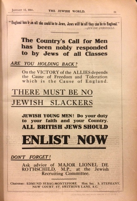 The Jewish World 12/01/1916